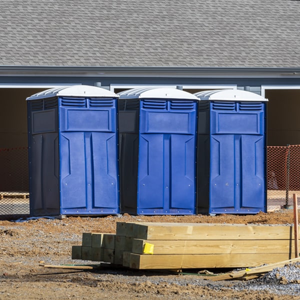 is there a specific order in which to place multiple porta potties in Mendon MI